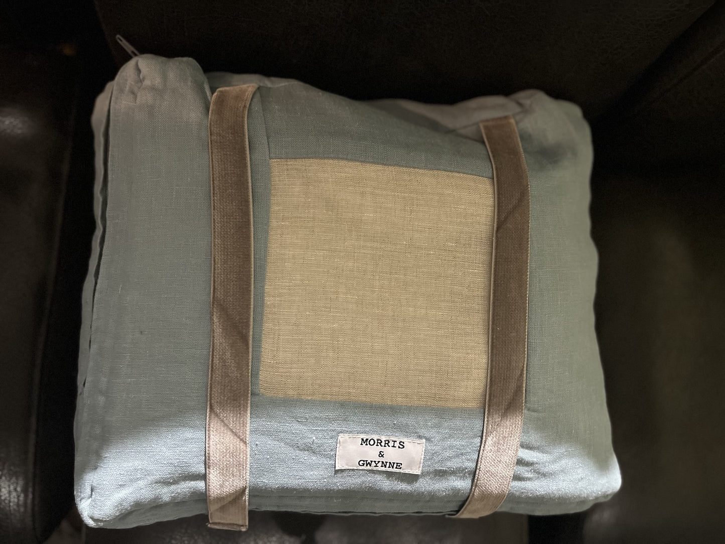 Aberystwyth Blue Luxury Linen Packing Cubes – Made in Britain - Set of 3