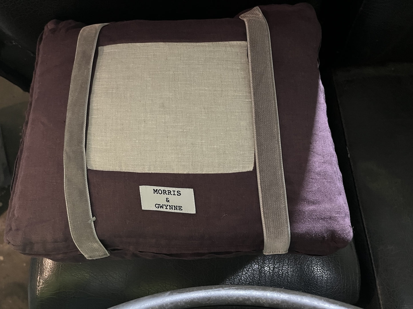 Aunty Marie Mauve Luxury Linen Packing Cubes – Made in Britain - Set of 3