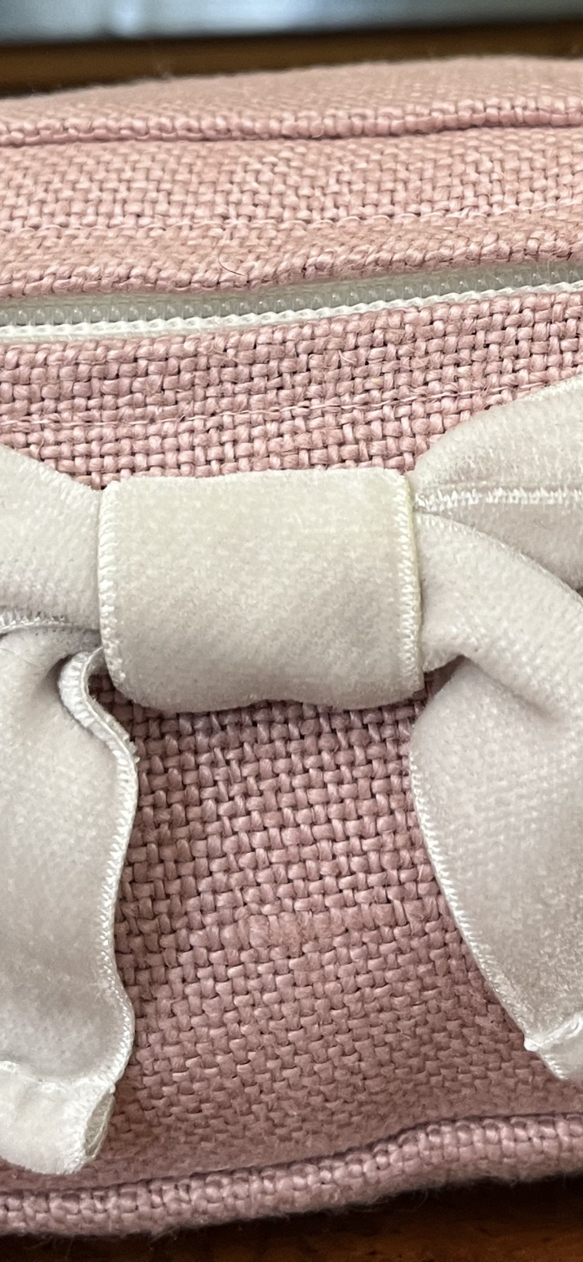 Powys Pink Luxury Linen Packing Cube – Made in Britain - Medium